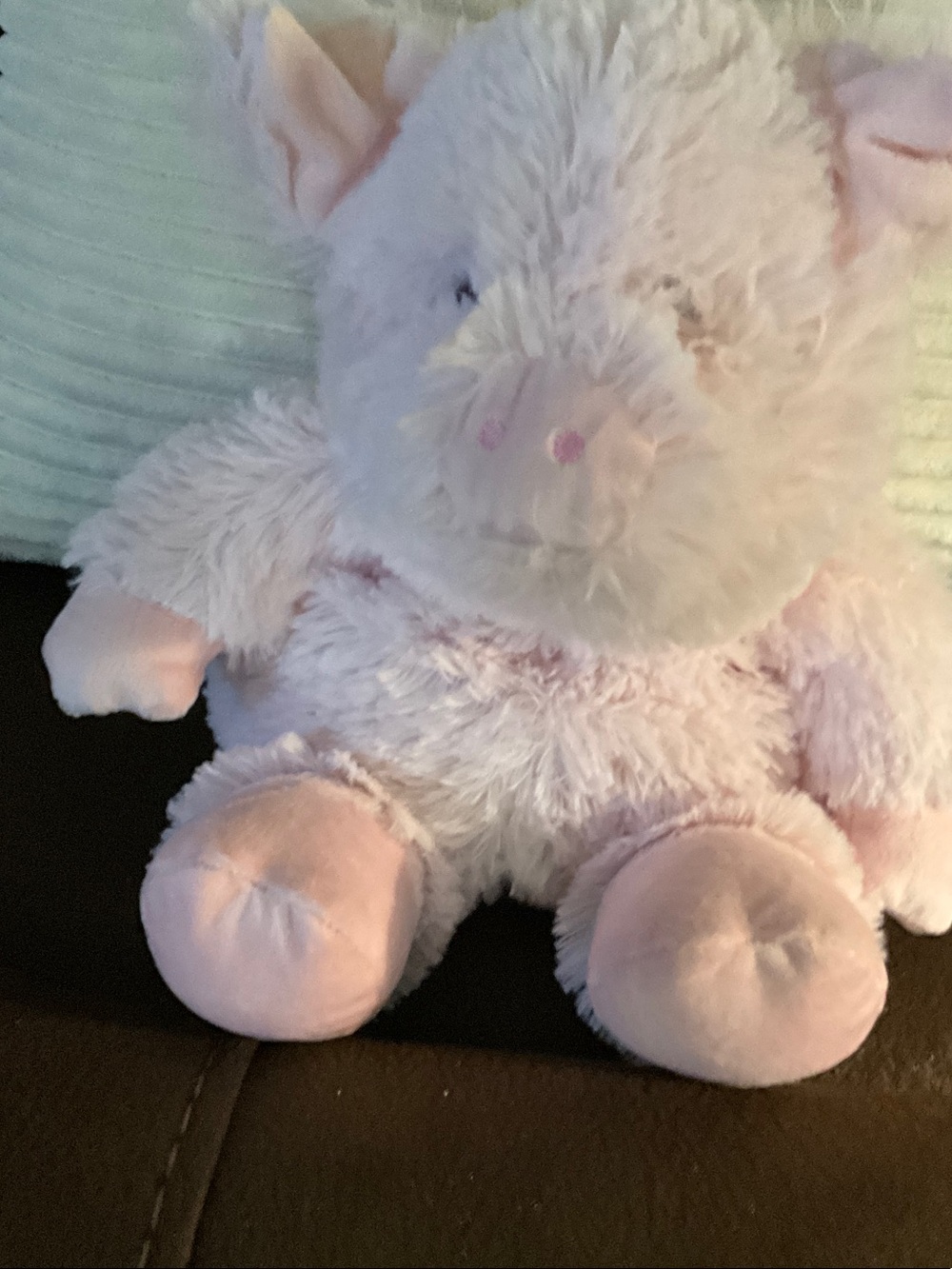 Plush Light Pink Pig Stuffed Animal - Soft Cuddly Toy nwt